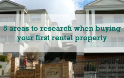 5 areas to research when buying your first rental property