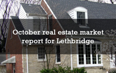 October real estate market report for Lethbridge