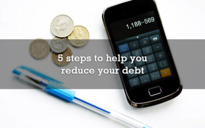 5 steps to help you reduce your debt