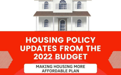 Housing Policy Updates from the 2022 Budget by the Government of Canada